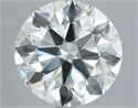 Natural Diamond 5.01 Carats, Round with Excellent Cut, I Color, SI1 Clarity and Certified by GIA
