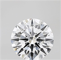 Lab Grown Diamond 1.30 Carats, Round with Ideal Cut, D Color, VVS2 Clarity and Certified by IGI