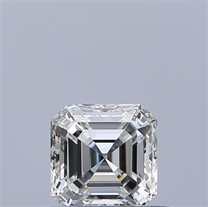 Picture of Natural Diamond 0.40 Carats, Asscher with  Cut, F Color, VVS1 Clarity and Certified by IGI