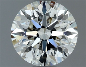 Picture of Natural Diamond 1.00 Carats, Round with Very Good Cut, H Color, VVS2 Clarity and Certified by IGI