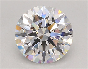 Picture of Lab Grown Diamond 3.05 Carats, Round with Ideal Cut, E Color, VVS2 Clarity and Certified by IGI
