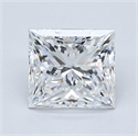 Natural Diamond 2.07 Carats, Princess with  Cut, D Color, VS2 Clarity and Certified by GIA