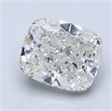 Diamante Natural 1.51 quilates, Del cojín , Color I, claridad VS2 y certificado GIA
