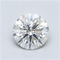 Natural Diamond 1.08 Carats, Round with Excellent Cut, H Color, SI2 Clarity and Certified by GIA