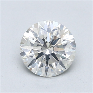 Picture of Natural Diamond 1.08 Carats, Round with Excellent Cut, H Color, SI2 Clarity and Certified by GIA