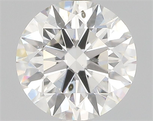 Picture of Natural Diamond 0.71 Carats, Round with Excellent Cut, I Color, SI1 Clarity and Certified by GIA