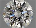 Natural Diamond 0.50 Carats, Round with Excellent Cut, I Color, VVS2 Clarity and Certified by GIA