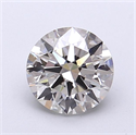 Lab Grown Diamond 1.30 Carats, Round with Ideal Cut, H Color, VS1 Clarity and Certified by IGI