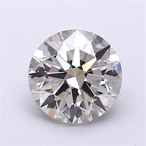Picture of Lab Grown Diamond 1.30 Carats, Round with Ideal Cut, H Color, VS1 Clarity and Certified by IGI