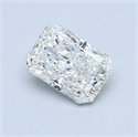0.70 quilates, Radiante Diamante , Color H, claridad SI2 y certificado por GIA