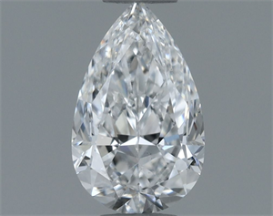 Picture of Natural Diamond 0.50 Carats, Pear with  Cut, E Color, SI1 Clarity and Certified by GIA