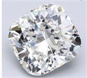 Natural Diamond 3.72 Carats, Cushion with  Cut, E Color, VS2 Clarity and Certified by GIA