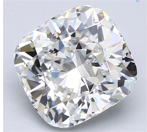 Foto Diamante Natural 3.72 quilates, Del cojín , Color E, claridad VS2 y certificado GIA de