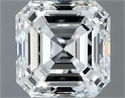 Natural Diamond 1.00 Carats, Asscher with  Cut, G Color, VVS1 Clarity and Certified by IGI
