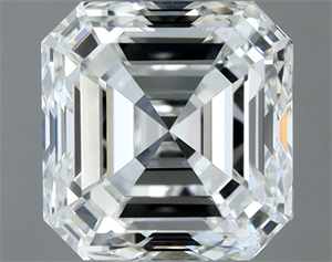 Picture of Natural Diamond 1.00 Carats, Asscher with  Cut, G Color, VVS1 Clarity and Certified by IGI