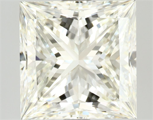 Picture of Natural Diamond 3.02 Carats, Princess with  Cut, K Color, VS1 Clarity and Certified by GIA