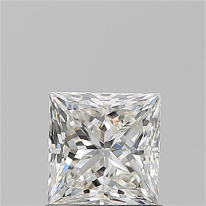 Picture of Natural Diamond 1.01 Carats, Princess with  Cut, I Color, VVS2 Clarity and Certified by GIA