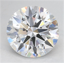 Lab Grown Diamond 2.46 Carats, Round with Ideal Cut, D Color, IF Clarity and Certified by IGI