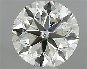 Foto Diamante Natural 1.00 quilates, Redondo , Color J, claridad SI1 y certificado IGI de