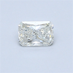 Picture of 0.41 Carats, Radiant Diamond with  Cut, I Color, SI1 Clarity and Certified by GIA