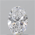 Natural Diamond 0.91 Carats, Oval with  Cut, D Color, VS1 Clarity and Certified by GIA