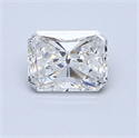 0.79 Carats, Radiant Diamond with  Cut, G Color, VS2 Clarity and Certified by GIA