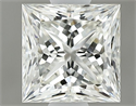 Diamante Natural 0.70 quilates, Princesa , Color J, claridad VVS1 y certificado GIA