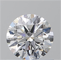 Natural Diamond 0.74 Carats, Round with Excellent Cut, E Color, VS1 Clarity and Certified by GIA