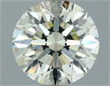 Natural Diamond 1.51 Carats, Round with Excellent Cut, K Color, VS2 Clarity and Certified by IGI
