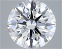 Lab Grown Diamond 6.04 Carats, Round with Excellent Cut, D Color, VVS2 Clarity and Certified by GIA