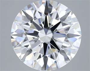 Picture of Lab Grown Diamond 6.04 Carats, Round with Excellent Cut, D Color, VVS2 Clarity and Certified by GIA