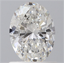 Natural Diamond 0.79 Carats, Oval with  Cut, F Color, VS1 Clarity and Certified by GIA