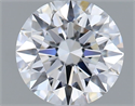 Del inventario de diamantes de laboratorio, 1.04 quilates, Redondo , Color D, claridad VVS2 y certificado IGI