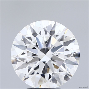 Picture of Lab Grown Diamond 4.03 Carats, Round with Ideal Cut, F Color, VS1 Clarity and Certified by IGI