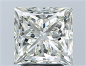 Natural Diamond 3.31 Carats, Princess with  Cut, I Color, VS2 Clarity and Certified by IGI