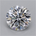 Diamante Natural 0.43 quilates, Redondo , Color D, claridad SI1 y certificado GIA