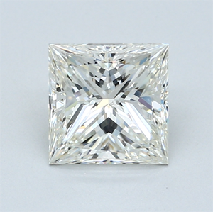 Picture of 2.01 Carats, Princess Diamond with  Cut, J Color, SI1 Clarity and Certified by GIA