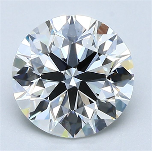 Picture of Natural Diamond 2.00 Carats, Round with Excellent Cut, I Color, VS2 Clarity and Certified by GIA