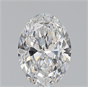 Diamante Natural 0.51 quilates, Ovalado , Color D, claridad VS1 y certificado GIA
