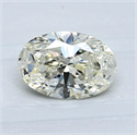 Diamante Natural 1.01 quilates, Ovalado , Color L, claridad VS1 y certificado GIA