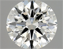Natural Diamond 0.45 Carats, Round with Excellent Cut, I Color, SI1 Clarity and Certified by GIA