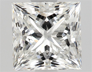 Picture of Natural Diamond 1.01 Carats, Princess with  Cut, G Color, VS1 Clarity and Certified by GIA