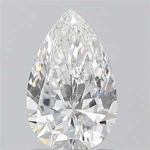 Picture of Natural Diamond 1.00 Carats, Pear with  Cut, F Color, SI2 Clarity and Certified by GIA