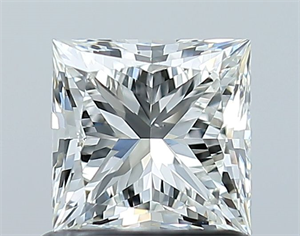 Picture of Natural Diamond 1.00 Carats, Princess with  Cut, I Color, VS2 Clarity and Certified by GIA