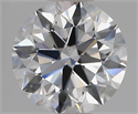 Lab Grown Diamond 1.53 Carats, Round with Ideal Cut, E Color, VS2 Clarity and Certified by IGI