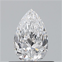 Diamante Natural 0.50 quilates, De pera , Color D, claridad VVS2 y certificado GIA