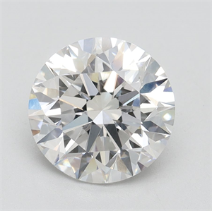 Picture of Lab Grown Diamond 2.35 Carats, Round with Excellent Cut, F Color, VS1 Clarity and Certified by IGI