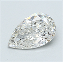 1.01 Carats, Pear Diamond with  Cut, G Color, SI2 Clarity and Certified by GIA