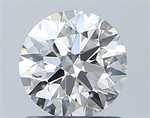 Picture of Natural Diamond 0.90 Carats, Round with Excellent Cut, I Color, VS1 Clarity and Certified by GIA