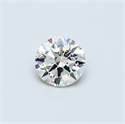 0.30 Carats, Round Diamond with Excellent Cut, G Color, VS1 Clarity and Certified by GIA